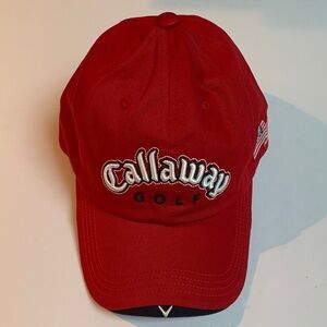 Callaway Red Golf Cap. New.